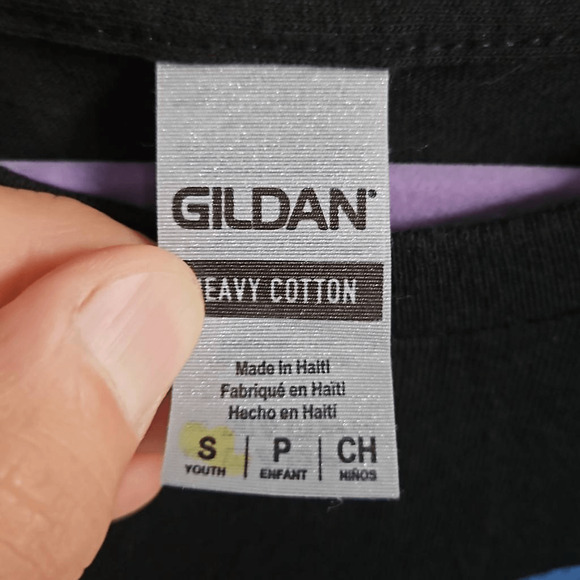 Gildan Kids S Short Sleeve Moana Graphic Tee Black & Blue Moon Nightscape Cotton - Picture 5 of 5